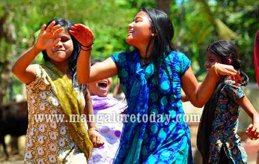 Celebrating Holi with the under privileged kids